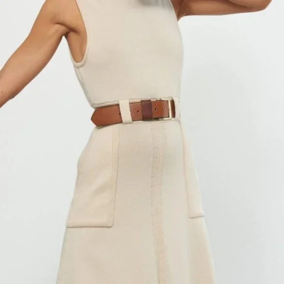 NEW!  Mara Hoffman Elle Dress in Cream - Picture 5 of 14